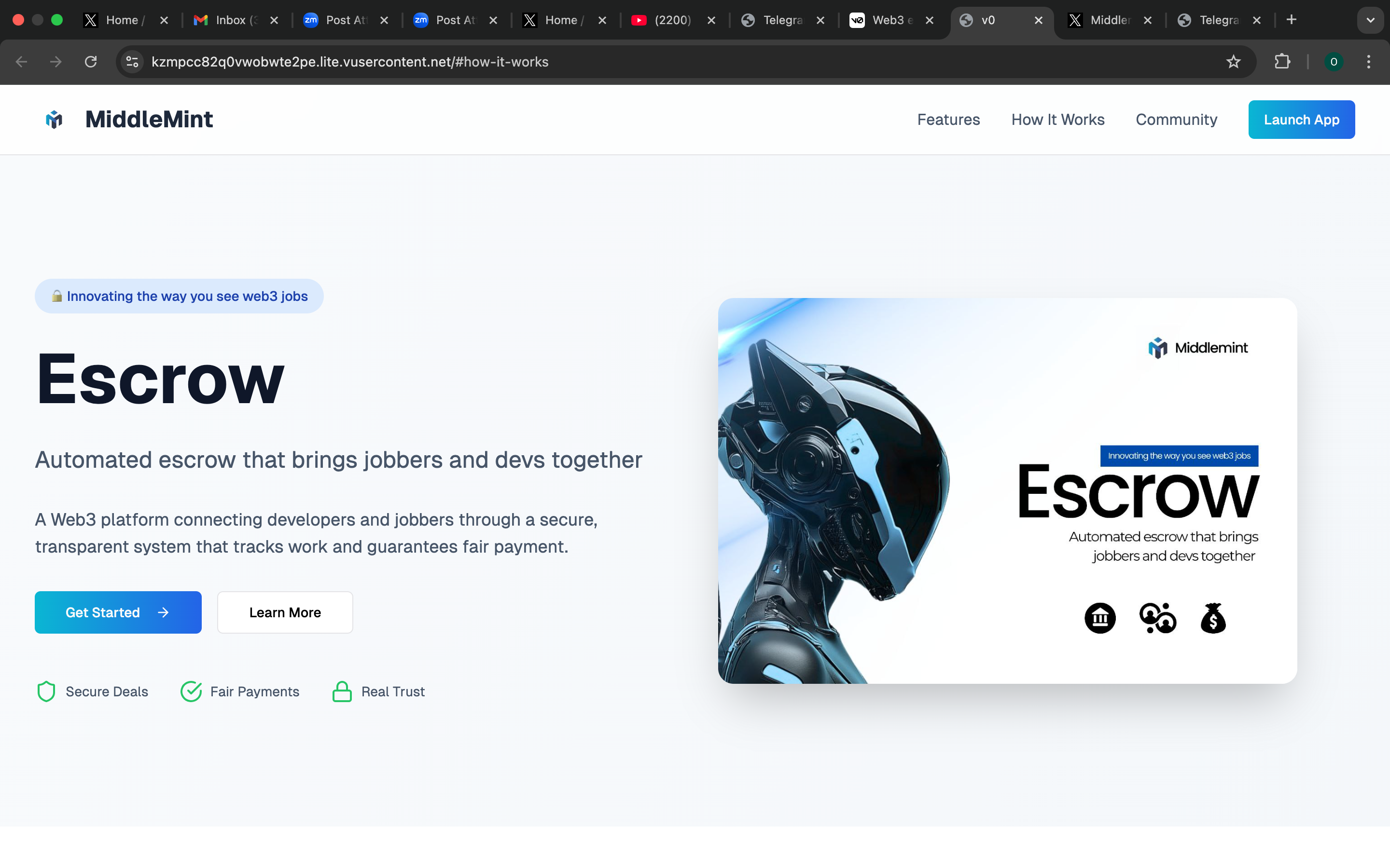 MiddleMint preview