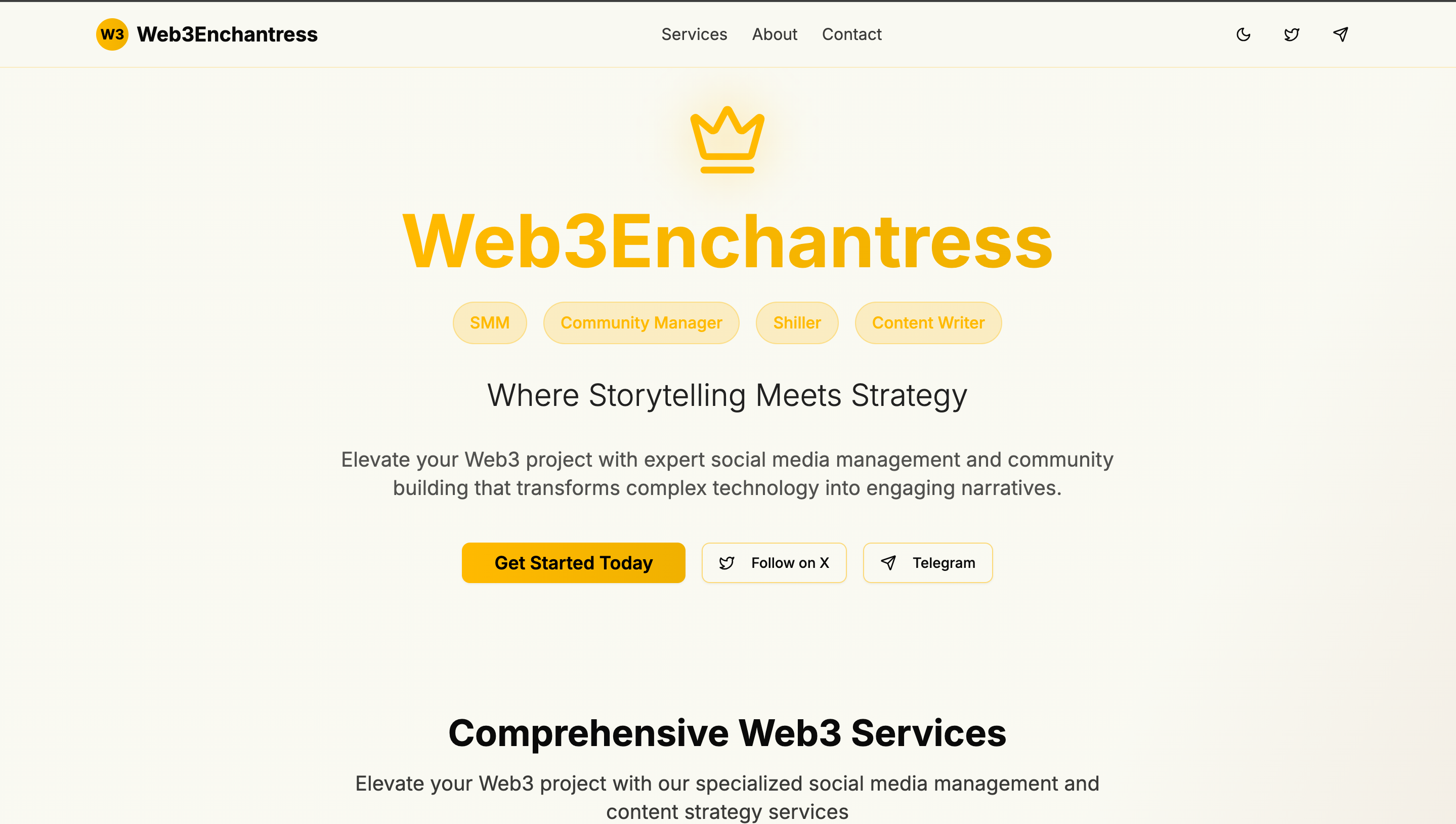 Web3 Enchantress preview